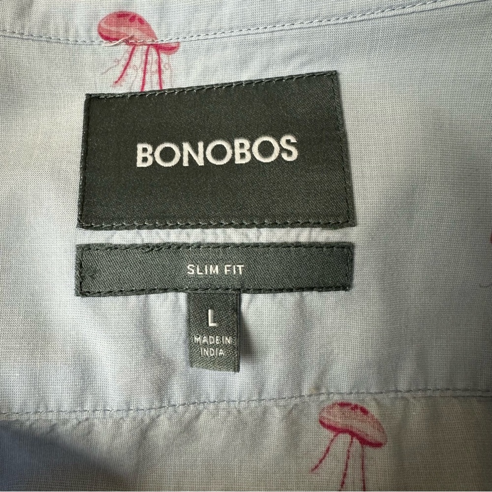 Bonobos Jellyfish Oxford Shirt - Picture 3 of 8